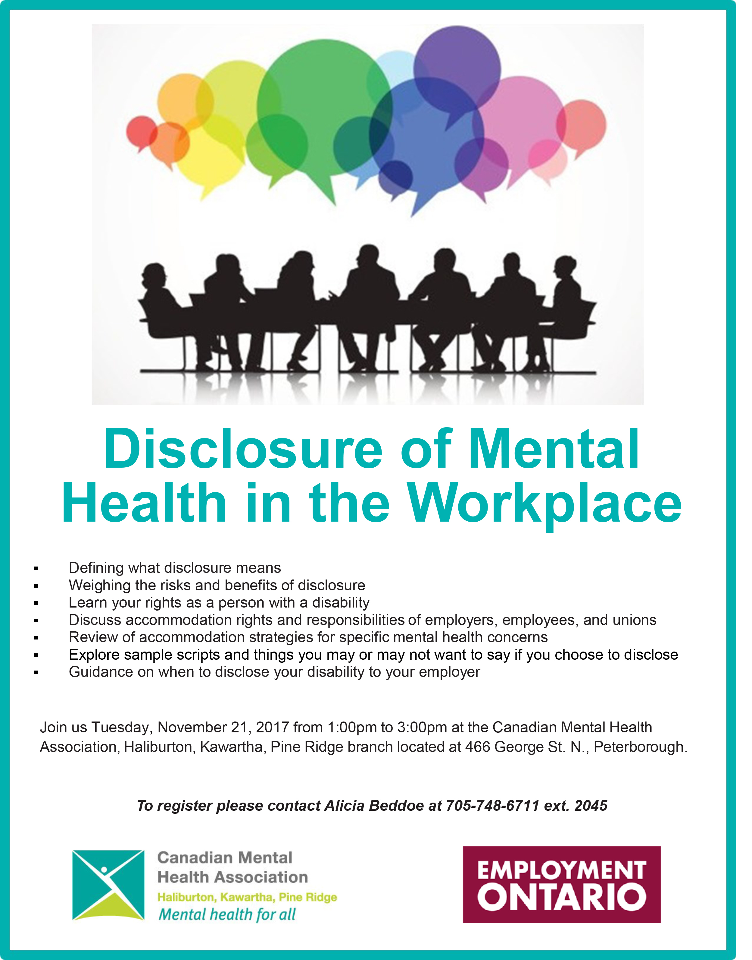 mental health in the workplace research paper